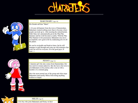 characters screenshot