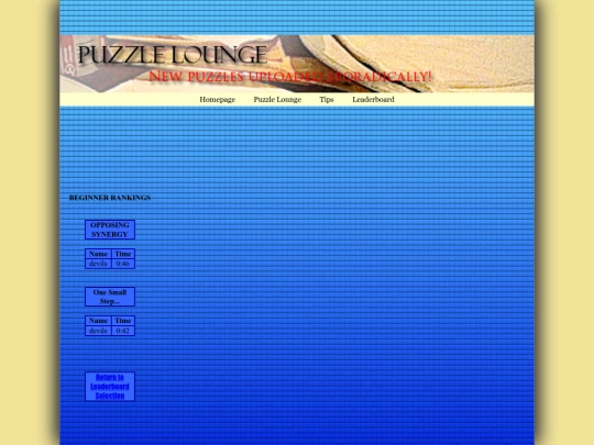 puzzle/beginnerleaderboard screenshot