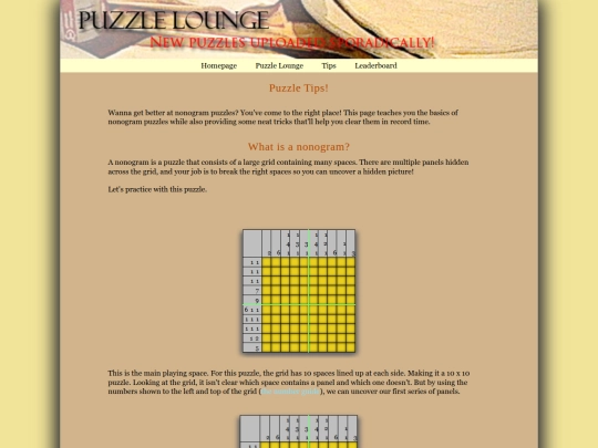 puzzle/tips screenshot