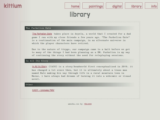 library screenshot
