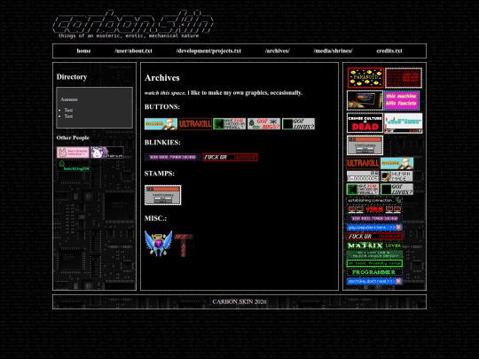archives screenshot