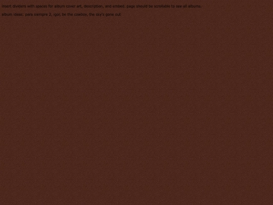 albums screenshot