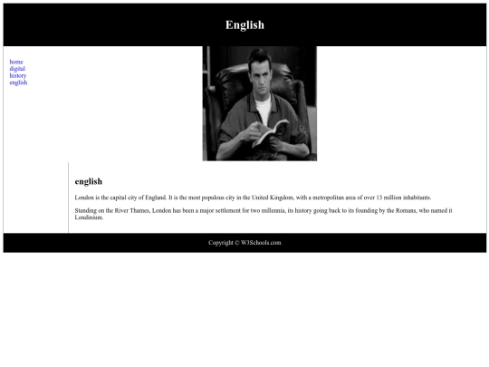 English screenshot