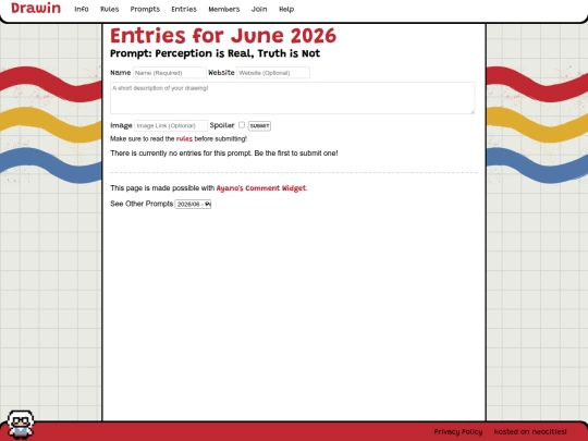 entries screenshot