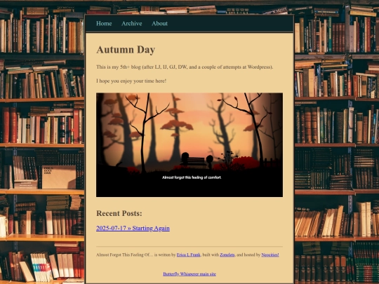 blog screenshot