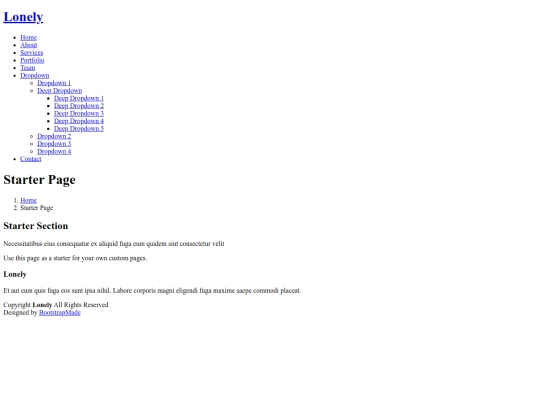 starter-page screenshot