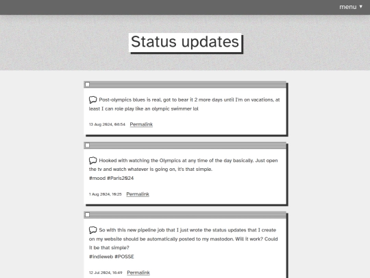 status/8 screenshot
