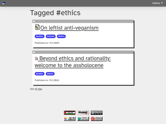 tags/ethics screenshot