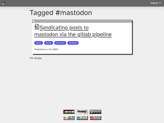 tags/mastodon screenshot