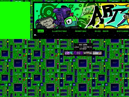 portfolio/comic screenshot