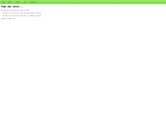 not_found screenshot