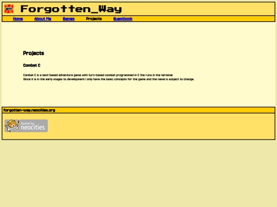 projects screenshot