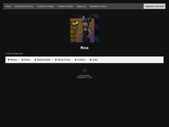 profiles/noa screenshot