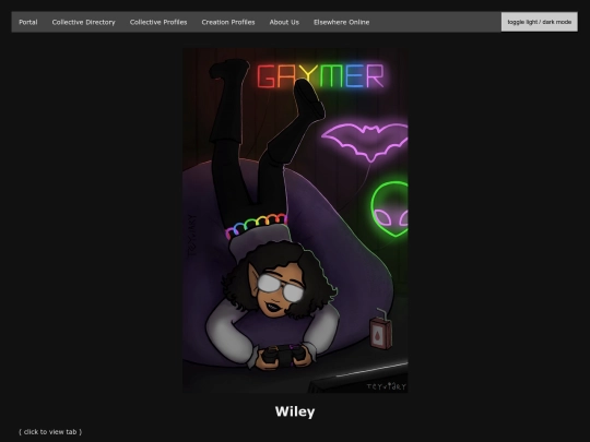 profiles/wiley screenshot