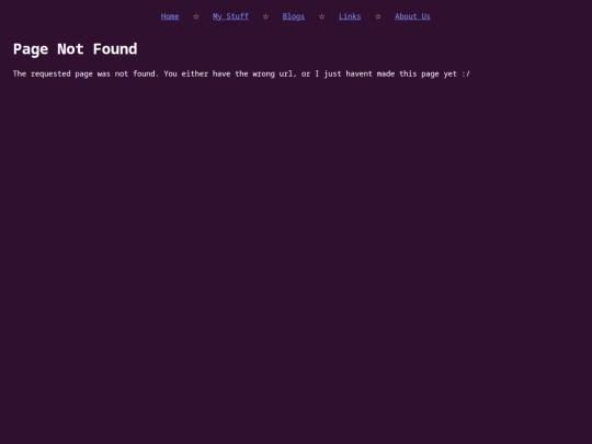 not_found screenshot