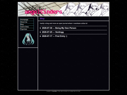 blog screenshot