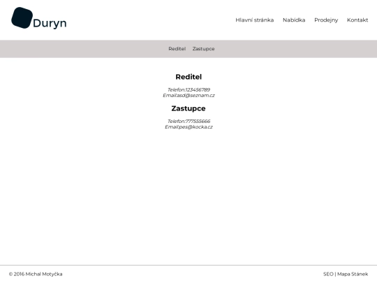 html/contact screenshot
