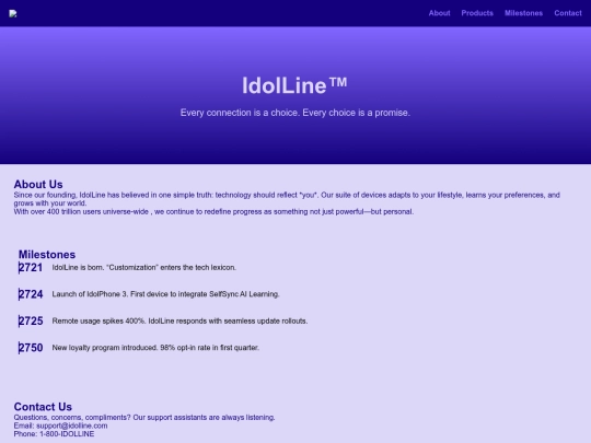 lore/IdolLine/IdolLineHistory screenshot