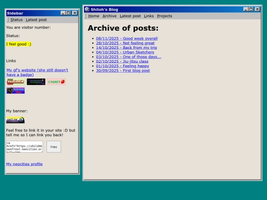 archive screenshot