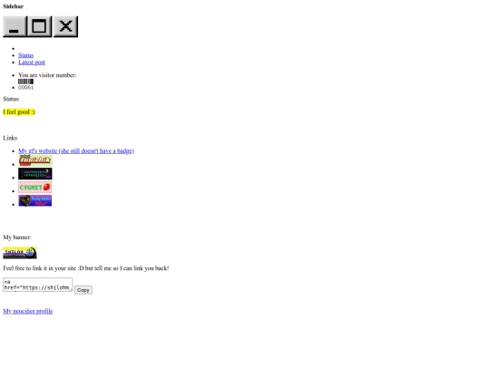 sidebar screenshot