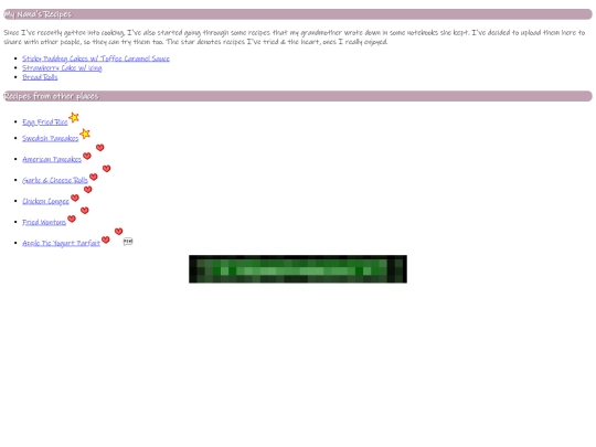 recipes screenshot