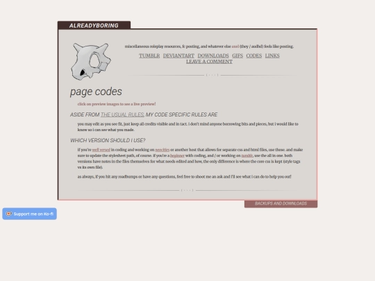 codes screenshot