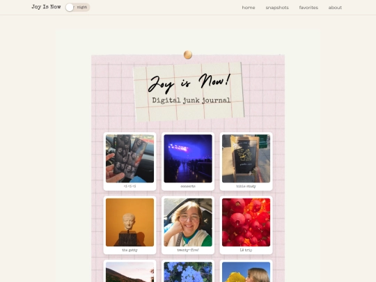 snapshots screenshot