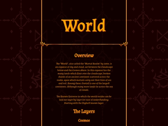 Pages/World screenshot