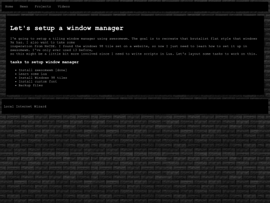 Projects/Awesome_WM screenshot