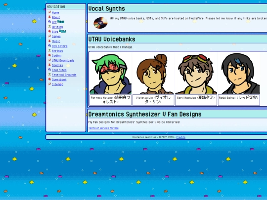 vocal-synths screenshot