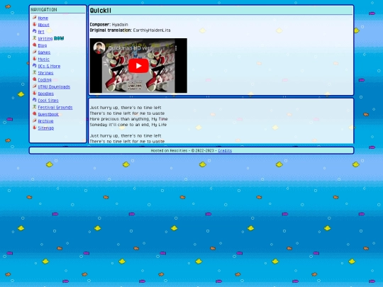 writing/lyrics/quick screenshot