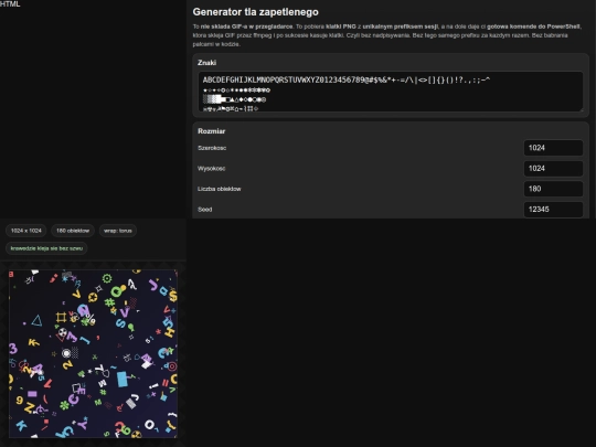 Generator_tla_zapetlenego___eksport_klatek_PNG_pod_ffmpeg_GIF(1) screenshot