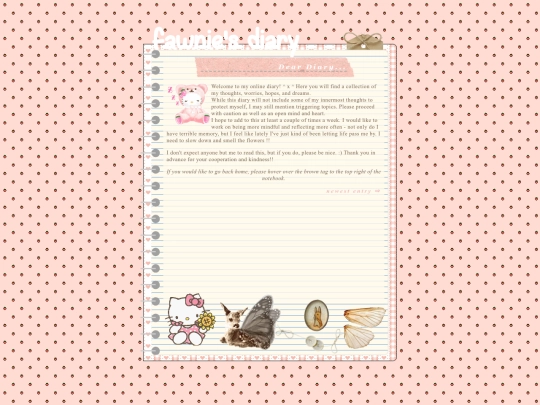 diary screenshot