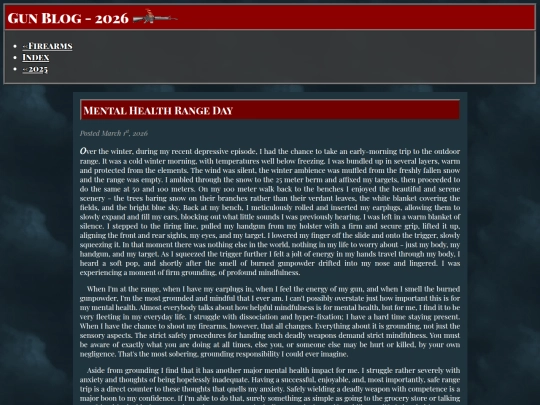 Firearms/FirearmsBlog2026 screenshot