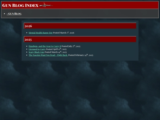 Firearms/FirearmsBlogIndex screenshot