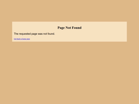 not_found screenshot