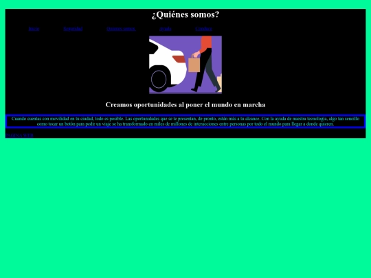 Quienes somos screenshot