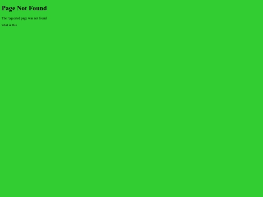 not_found screenshot