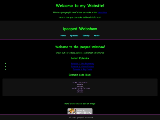 index screenshot