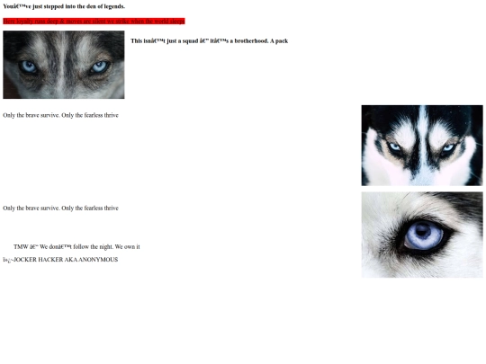Hacker screenshot