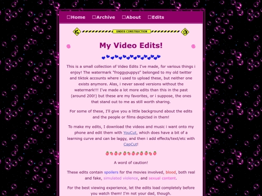 edits screenshot