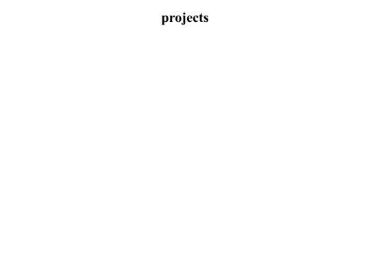 projects screenshot