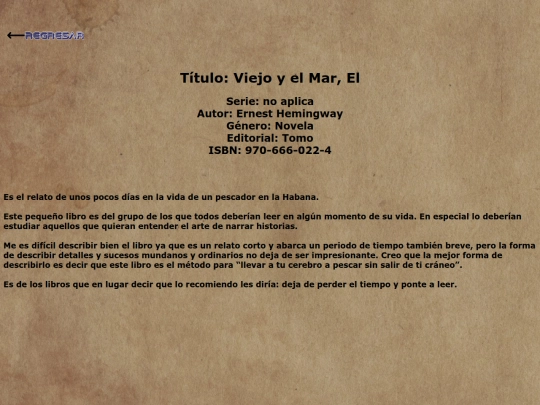 lecturas/elviejoyelmar screenshot