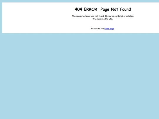 not_found screenshot
