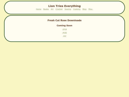 Books/Writing/FCRDL screenshot