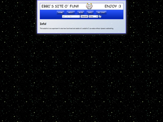info screenshot
