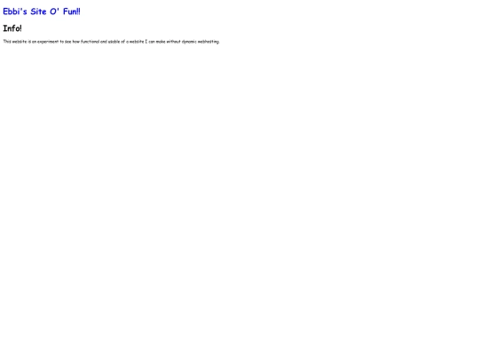 info screenshot