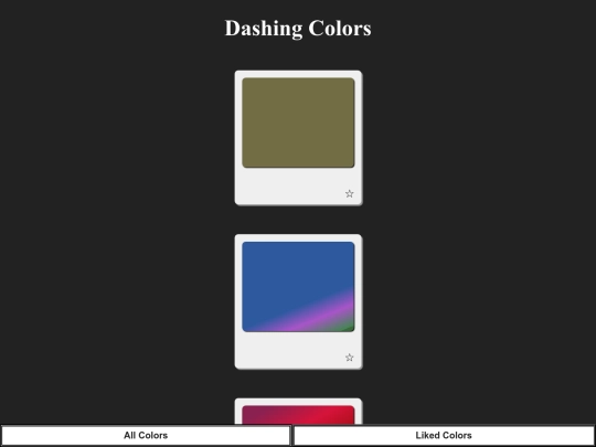 experiments/gradient screenshot