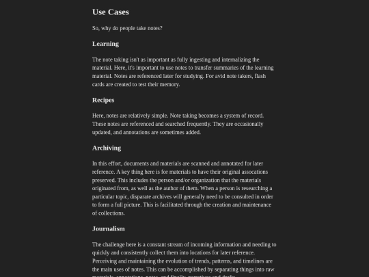 experiments/noter/use-cases screenshot
