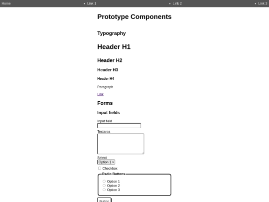experiments/prototype-styles screenshot